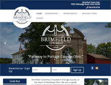 Tablet Screenshot of brimfieldohio.gov